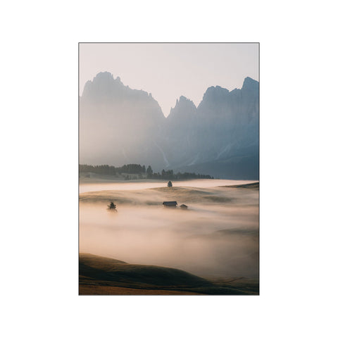 Foggy Mountains — Art print by Daniel S. Jensen from Poster & Frame