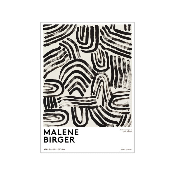 Follow my fingers — Art print by The Poster Club x Malene Birger from Poster & Frame