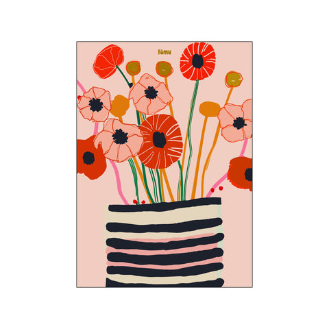 Blomster Krukken — Art print by Fōmu illustrations from Poster & Frame