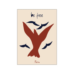 Free Brun Fugl — Art print by Fōmu illustrations from Poster & Frame