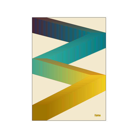 Twist 3 — Art print by Fōmu illustrations from Poster & Frame