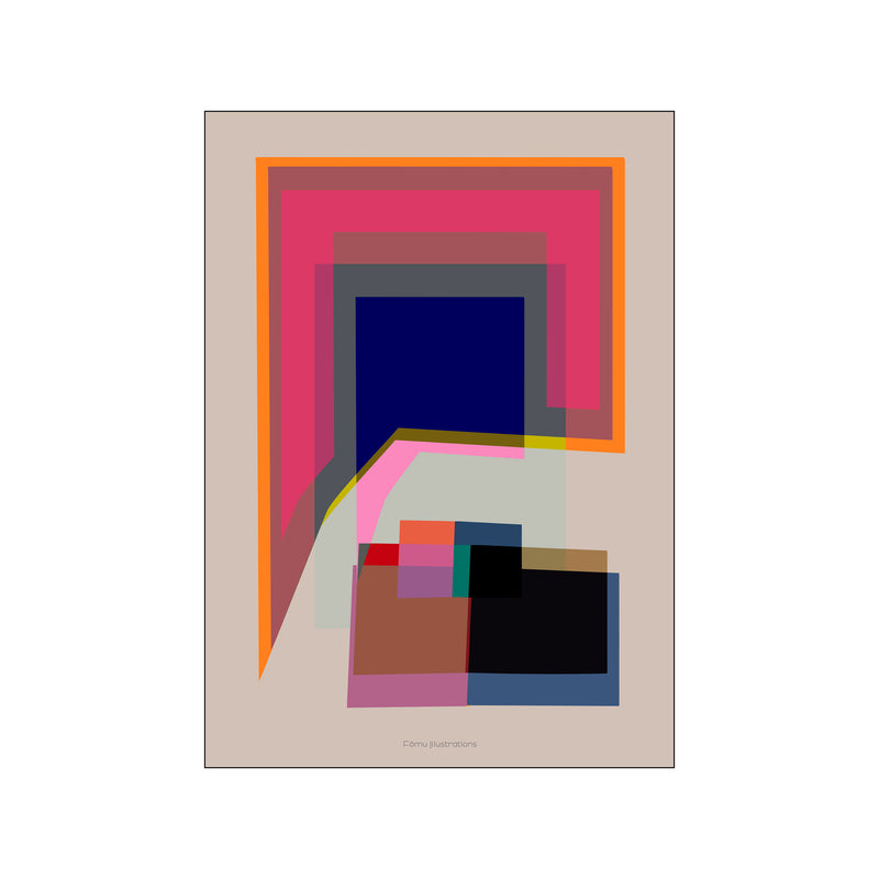 Geometriske Former — Art print by Fōmu illustrations from Poster & Frame