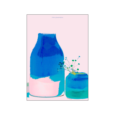 Sommerblomster — Art print by Fōmu illustrations from Poster & Frame