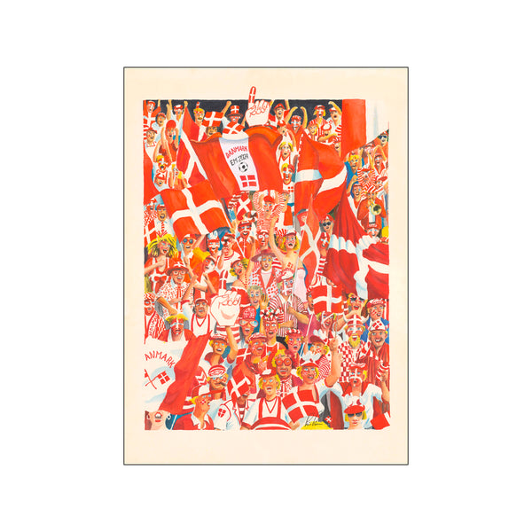 Danmark EM 2024 — Art print by Football Art from Poster & Frame