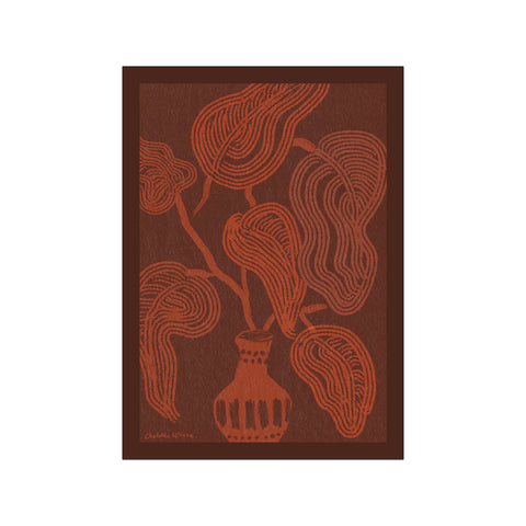 Flower Me Happy - Burgundy