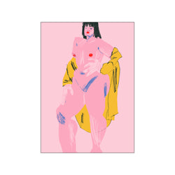 Pink & Yellow Nude — Art print by Francesco Gulina from Poster & Frame