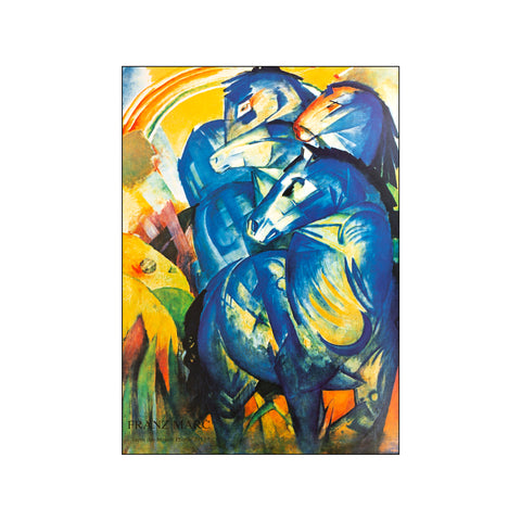 Turm der blauen Pferde 1913 — Art print by Franz Marc from Poster & Frame