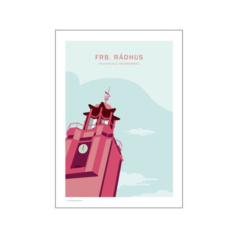 Frb. Rådhus — Art print by Wonderhagen from Poster & Frame