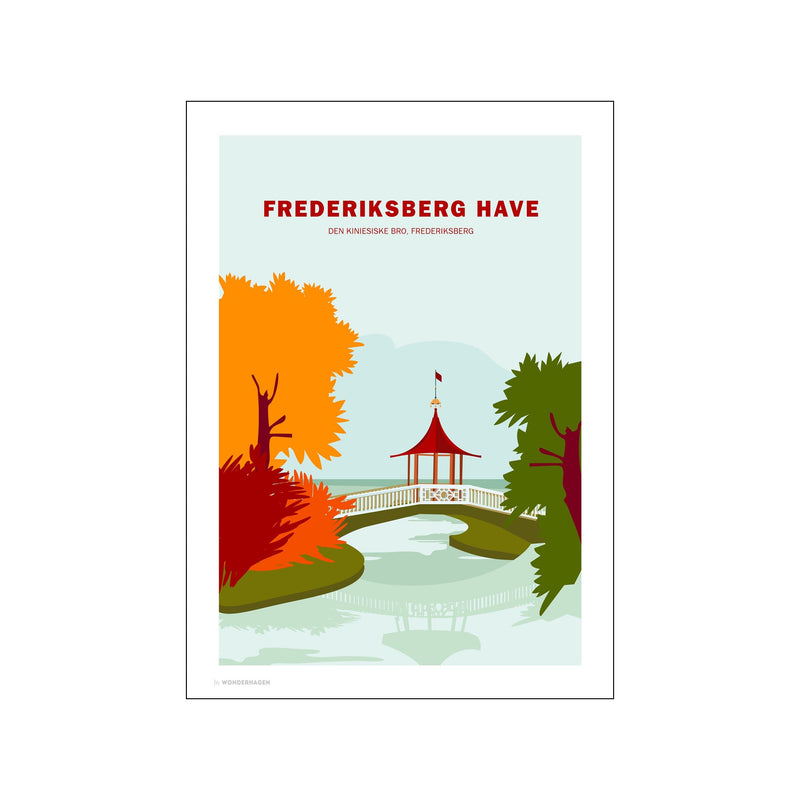 Frederiksborg have — Art print by Wonderhagen from Poster & Frame