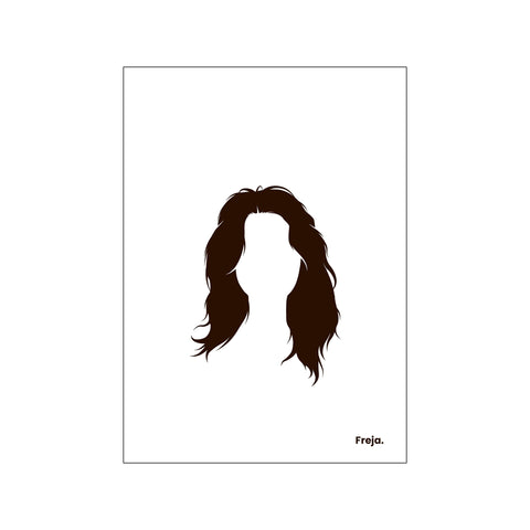 Freja - White — Art print by Mugstars CO from Poster & Frame