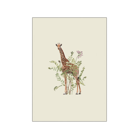 Floral giraffe — Art print by Frida Floral Studio from Poster & Frame