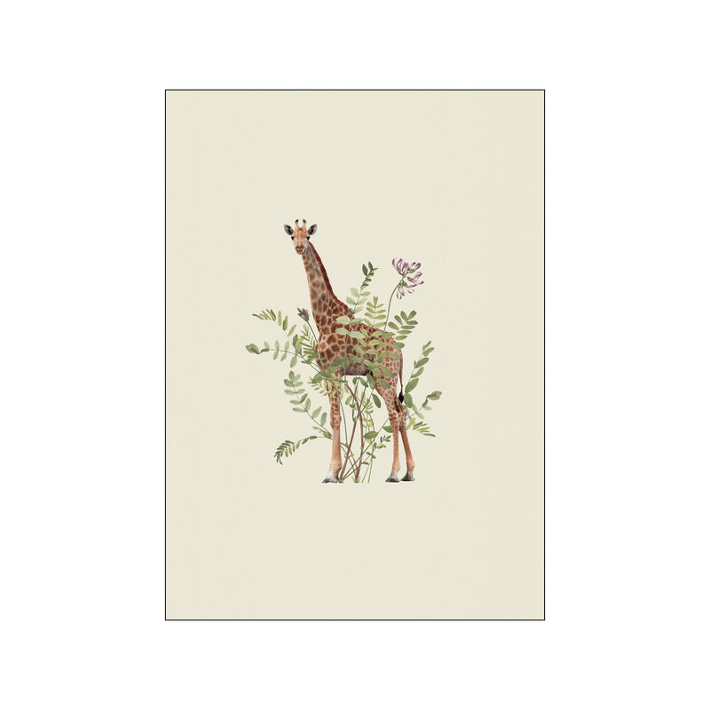 Floral giraffe — Art print by Frida Floral Studio from Poster & Frame