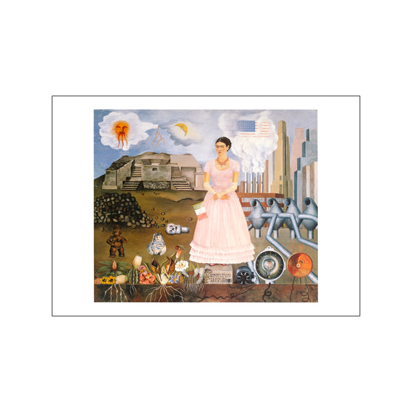 Self-portrait on the Borderline Between Mexico and the United States — Art print by Frida Kahlo from Poster & Frame