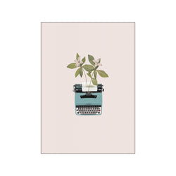 Botanical typewriter — Art print by Frida Floral Studio from Poster & Frame
