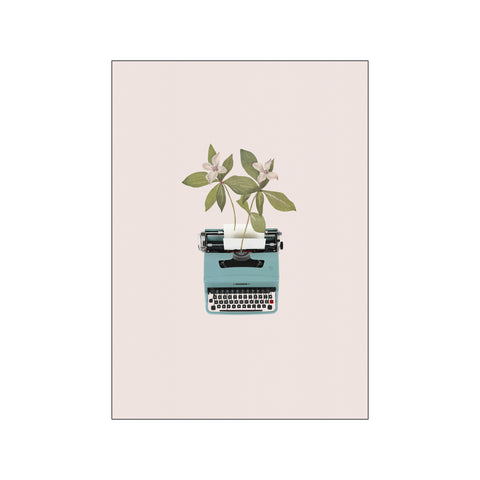 Botanical typewriter — Art print by Frida Floral Studio from Poster & Frame