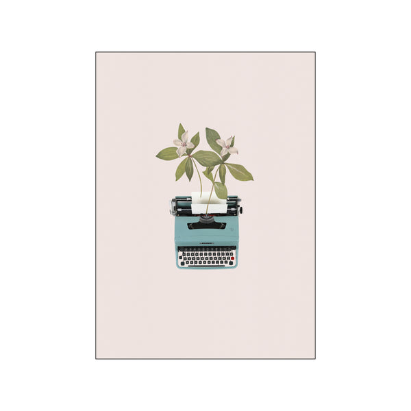 Botanical typewriter — Art print by Frida Floral Studio from Poster & Frame