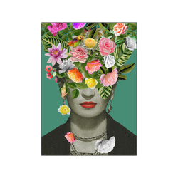Floral Frida — Art print by Frida Floral Studio from Poster & Frame