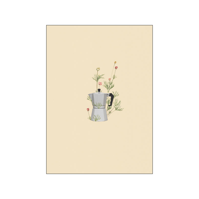 Floral moka express — Art print by Frida Floral Studio from Poster & Frame