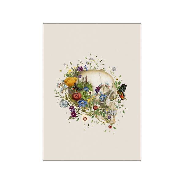 Floral skull — Art print by Frida Floral Studio from Poster & Frame