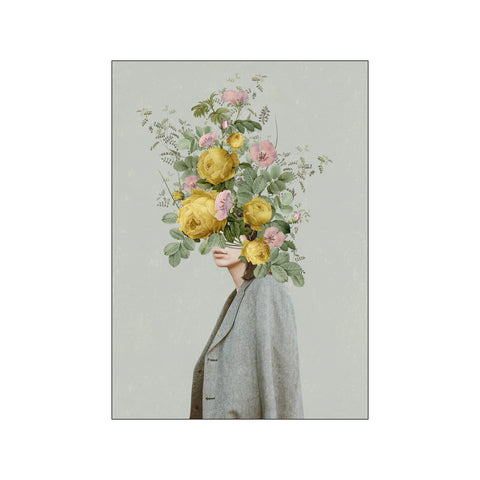 Yellow bouquet — Art print by Frida Floral Studio from Poster & Frame