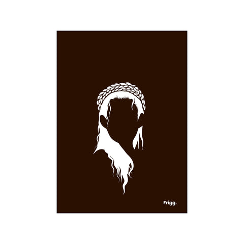 Frigg - Black — Art print by Mugstars CO from Poster & Frame