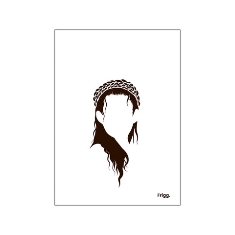 Frigg - White — Art print by Mugstars CO from Poster & Frame