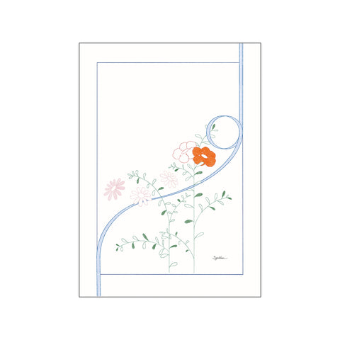 Fru Blomst — Art print by By Vima from Poster & Frame