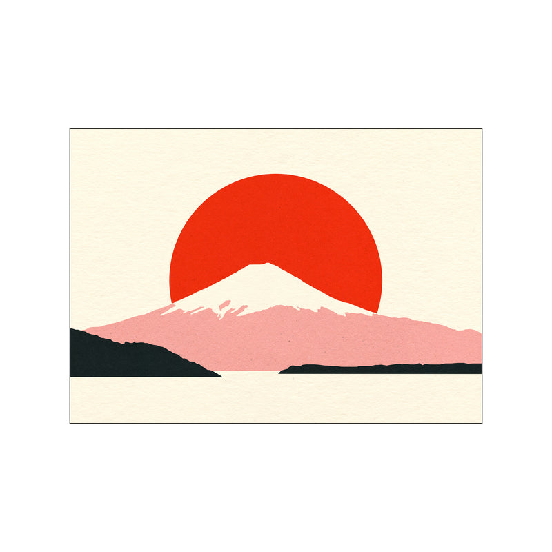 Fuji Sun — Art print by Rosi Feist from Poster & Frame