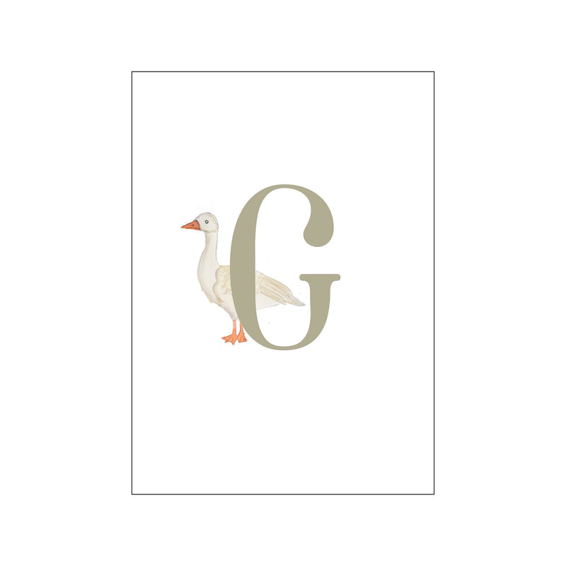 G-Gås — Art print by Tiny Goods from Poster & Frame