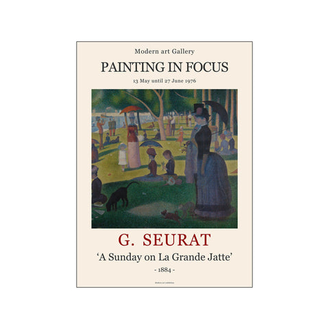 Georges Seurat - Modern art Gallery — Art print by Georges Seurat x PSTR Studio from Poster & Frame