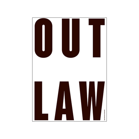 Get it out - OUT LAW — Art print by PLTY from Poster & Frame