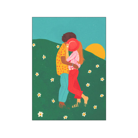 Besitos — Art print by Gigi Rosado from Poster & Frame