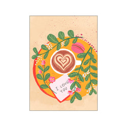 Love message — Art print by Gigi Rosado from Poster & Frame