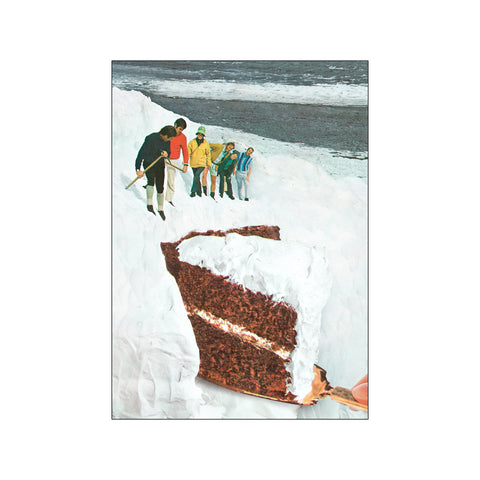 Glacier Calving Cake