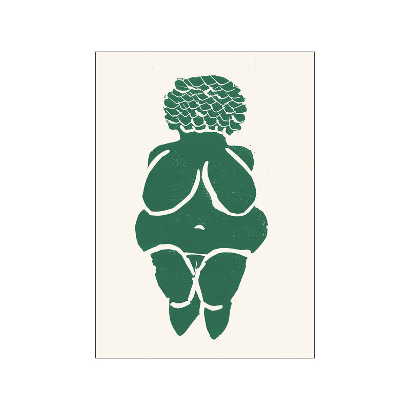 Goddess of Fertility-Green — Art print by Sissan Richardt from Poster & Frame
