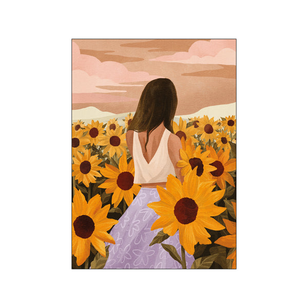Sunflower Evenings — Art print by Goed Blauw from Poster & Frame