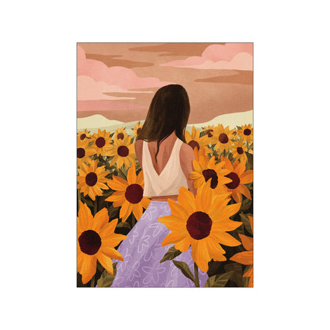 Sunflower Evenings — Art print by Goed Blauw from Poster & Frame