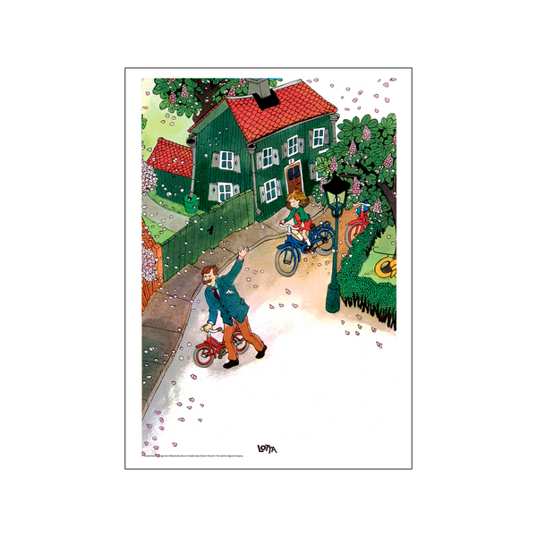 Goodbye Dad - Lotta on Troublemaker Street — Art print by Astrid Lindgren from Poster & Frame