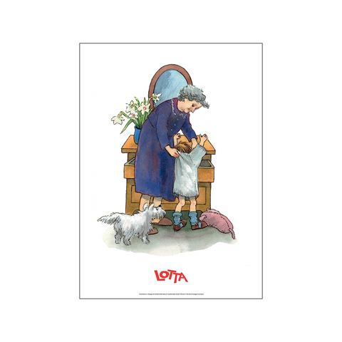 Grandma - Lotta — Art print by Astrid Lindgren from Poster & Frame