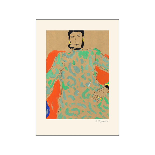 Green Dress — Art print by The Poster Club x Rosie McGuinness from Poster & Frame