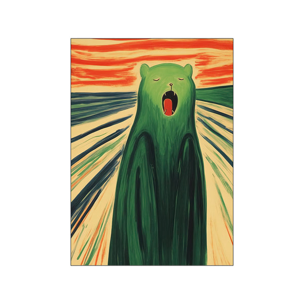 GreenBear — Art print by Atelier Imaginare from Poster & Frame