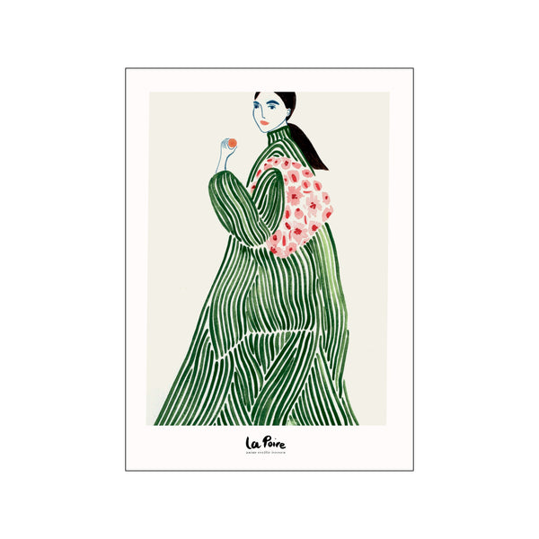 Green Coat — Art print by La Poire from Poster & Frame