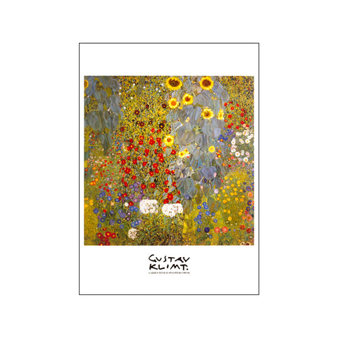 Garden with sunflowers 1905 — Art print by Gustav Klimt from Poster & Frame