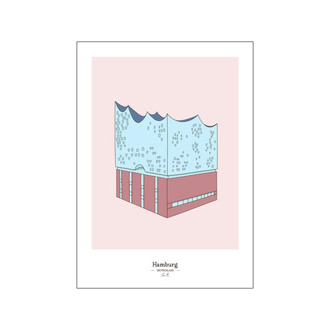 Hamborg — Art print by PRYD Design from Poster & Frame