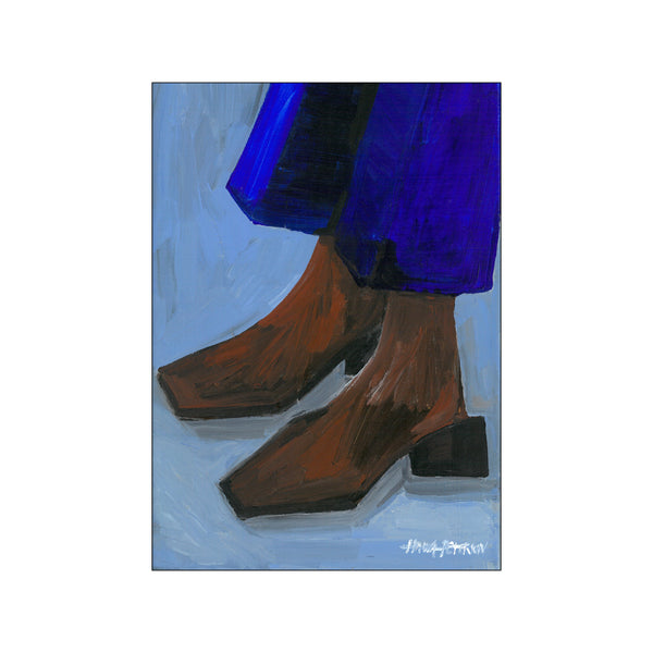 Boots and Blues — Art print by The Poster Club x Hanna Peterson from Poster & Frame