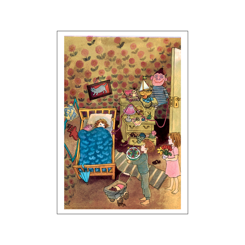 Happy Birthday - Lotta on Troublemaker Street — Art print by Astrid Lindgren from Poster & Frame