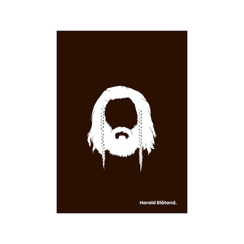 Harald - Black — Art print by Mugstars CO from Poster & Frame