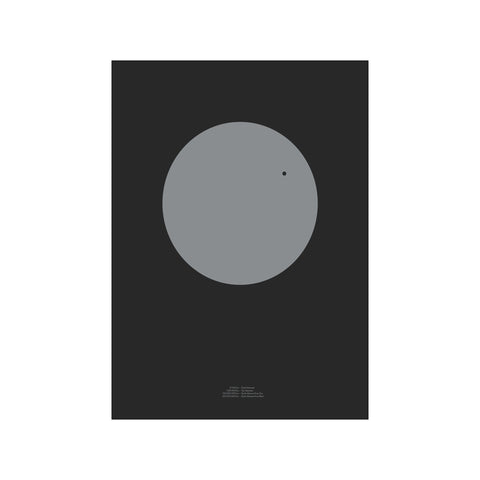 Earth Transit1 – Grey — Art print by Hasse Betak from Poster & Frame