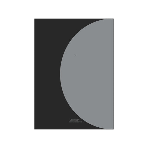 Mercury Transit2 – Grey — Art print by Hasse Betak from Poster & Frame