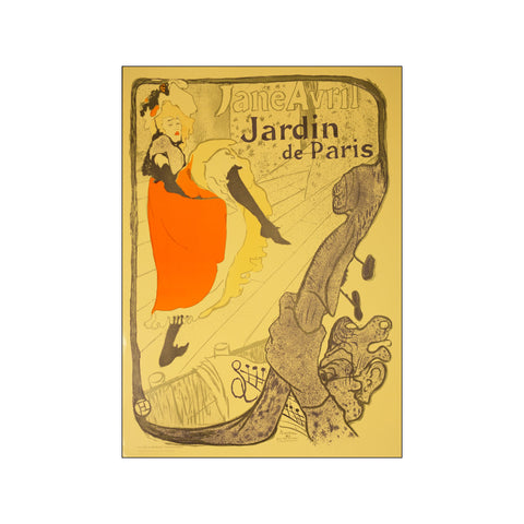 Jane Avril - Jardin de Paris — Art print by Henri Toulouse-Lautrec from Poster & Frame